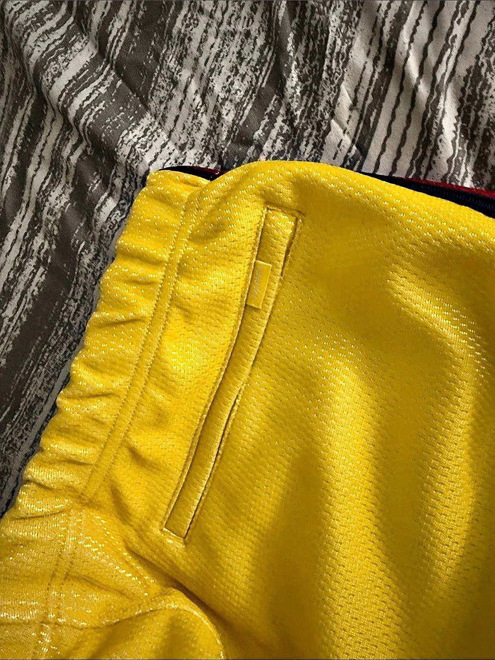 Supreme Velour Mesh Track Jacket Yellow & Red Color Block Set - Picture 4 of 4